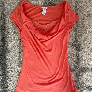 Candies orange tee
